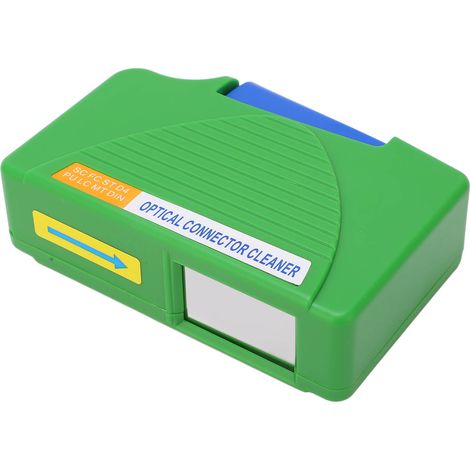 Nettoyeur de Connecteurs Fibre Optique Portable - Boîte de Nettoyage pour SC/FC/ST/LC en ABS Efficace (1/5)