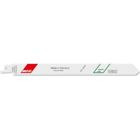 MPS 4434 Säbelsägeblatt, 5er-Packung, kompatibel mit verschiedenen Elektrosägen.