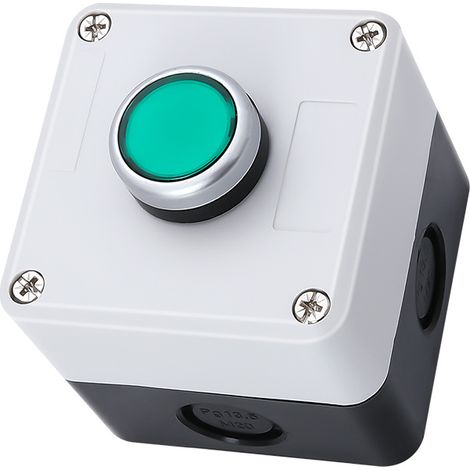 Bouton d'arrêt d'urgence, bouton d'arrêt d'urgence du réservoir d'eau - Un bit (réinitialisation automatique verte) (1/3)