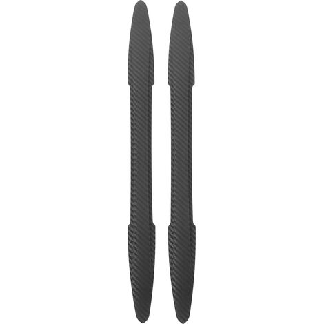 2 Bandes de Protection Pare-Choc Avant Auto Angle Portière Sticker Fibre de Carbone Style Universel (1/5)