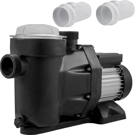 VEVOR Pompa ad Acqua a Pressione Potenza 1 HP / 750 W, Max. Portata 19200 L/H Pompa per Piscina con Cavo 1,5 m, Elettropompa Pompa Filtro Piscina Velocita da 3450 RPM per Interrato e Fuori Terra (1/5)