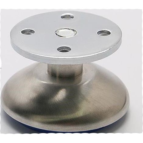 Lot de 2 pieds de meubles réglables en acier inoxydable pour armoire/placard, pieds de meubles, pieds de cuisine, plan de travail, petit-déjeuner, bar, pieds de table Oi-FRIS