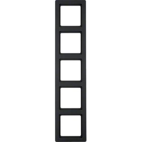 Berker Q.1 cornice 5 elementi antracite finitura velluto