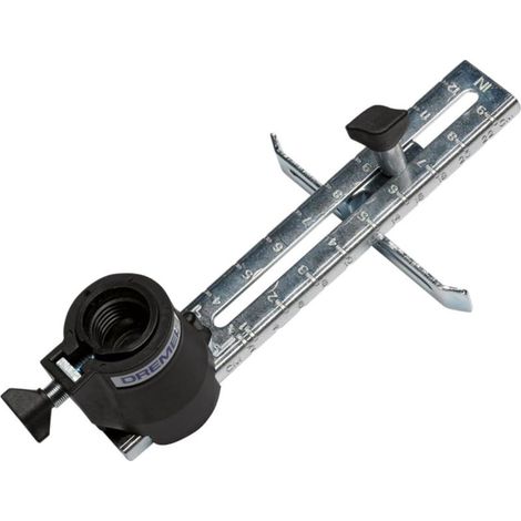 Adaptation Guide pour découpe droite et circulaire jusqu'à 30 cm fournie avec une Fraise pour découper dans bois (1/5)