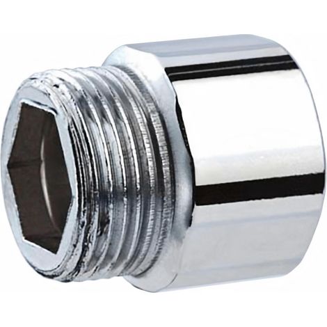 Prolunga con filettatura maschio e femmina in acciaio zincato per irrigazione -1/2" X 20 (1/2)