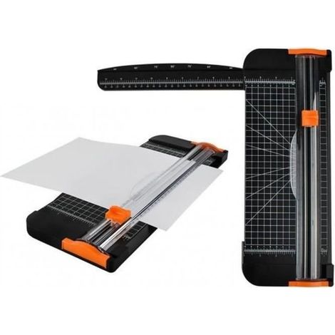 Massicot à Papier Découpe 12 Feuilles Max Lame en Titane A2 A3 A4 A5 (1/3)