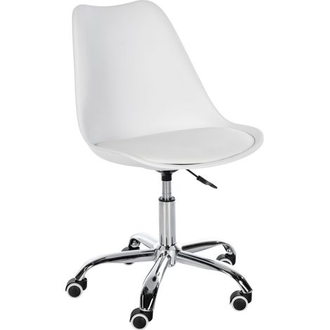 Sgabello da lavoro Laflin bianco