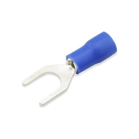Forcella isolata terminale 4.3 / 2.5mm Blu 50 pz
