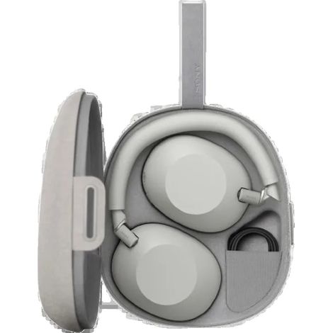 Casque sans fil, réduction de bruit, 30 heures d'autonomie, Argent Platine (1/2)