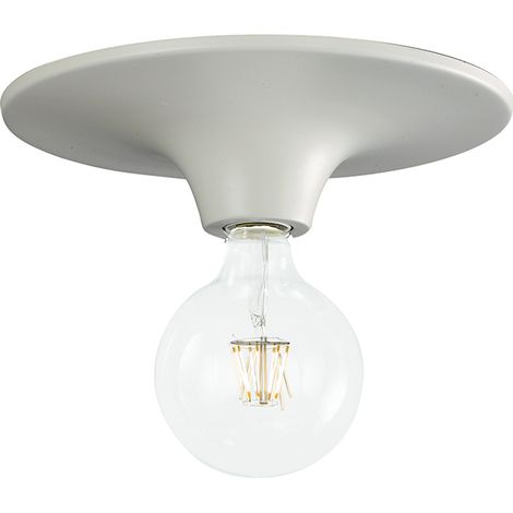 Plafoniera VESEVUS in metallo bianco 18 cm.