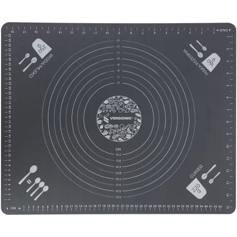 Planche à pâtisserie en silicone à rouler, 40 x 50 cm, grande (1/5)
