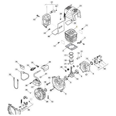 ORIGINAL STIGA-MOTORZYLINDER – 118801958/0
