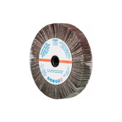 PFERD TOOLS Lamellenschleifrad für Winkelschleifer FR WS Ø 115x20mm 5/8-11 A240 universelle Anwendung 2 Stk (1/2)
