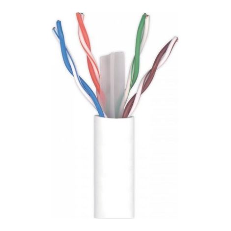 Cavo dati DK6000 U/UTP Dca Cu 23AWG CAT6 diametro 6.2mm LSFH 500m bianco