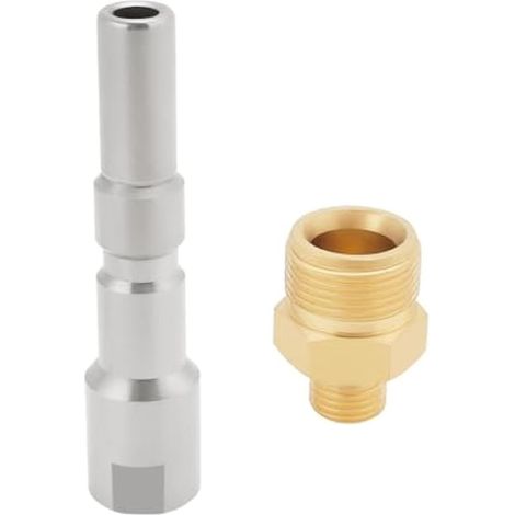 Raccord rapide flexible M22 x 1.5 vers G1/4 - Coupleur M22 pour nettoyeur haute pression compatible Kranzle, pour pistolet HP Kew/Nilfisk (1/5)