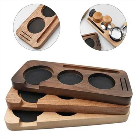 Support de Station de Bourrage de Café en Bois de 58 mm Support de Porte-Filtre à Café Support de Presse Support de Levier de,b (1/5)