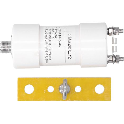 1:4 Balun, geeignet für 156 MHz, für Winton Kurzwellenantenne 200 W, 50 Ω/200 Ω, Elektronikersatz (1/5)
