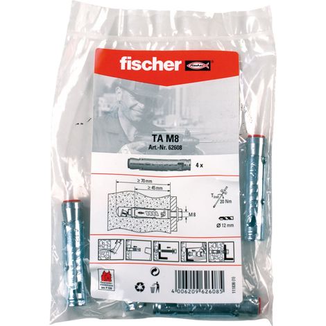 Structure- n'utilise pas de sauts de ligne, de puces ou de caractères ASCII spéciaux comme par exemple "-"- ne génère pas d'autre sortie que la traduction NomFischer Cheville à Haute Charge TA M8 - 0