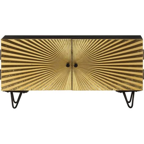 Maison Exclusive - TV-Schrank 90x30x45 cm Mango Massivholz (1/5)
