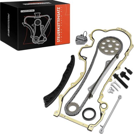 Kit catena di distribuzione, 120 maglie, design simplex, compatibile con varie marche, materiale in acciaio, funzionamento fluido (1/5)