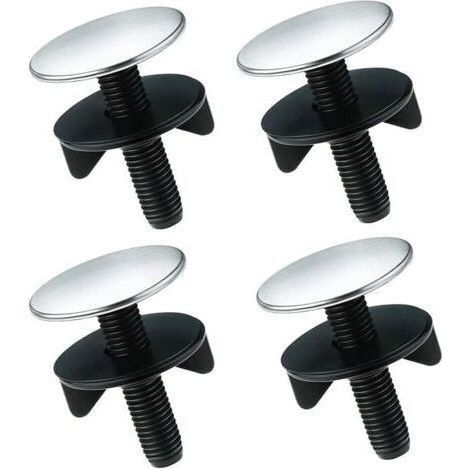 4 Pieces Faucet Hole Cover, Kitchen Faucet Hole Cover, Sink Faucet Hole Stopper, Stainless Steel Faucet Hole Cover for Kitchen Sink Accessories, Home Bathroom (12-40mm) (1/5)
