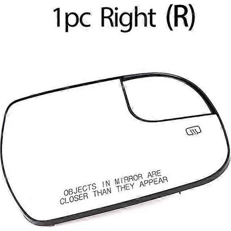 Beheizbares Außenspiegelglas (links/rechts) als Ersatz für Toyota Sienna XL30 LE XLE SE (2011–2020), Teilenummer: 8790608080, 8790308080 – 1 Stück rechts