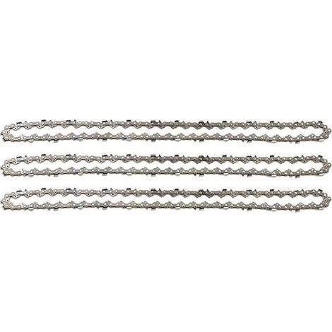 pair 3pcs Chaînes de tronçonneuses 3/8\\\" 1,3 mm 56 maillons longueur de guide-chaîne 40 cm compatible avec Oregon Dollmar Einhell Makita
