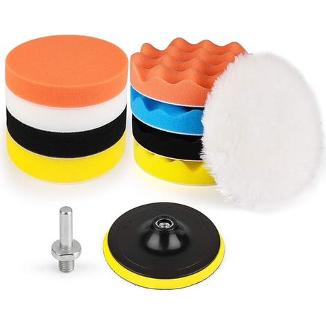 Éponge Polissage Pad Perceuse Tampon Polissage en Laine (1/5)