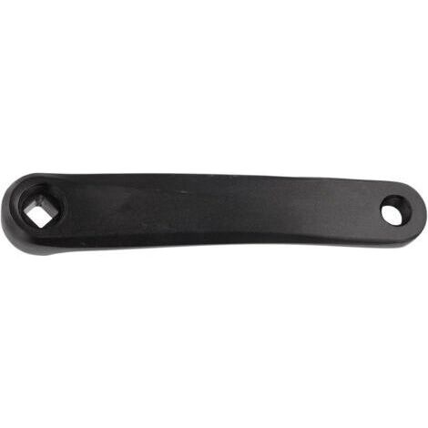 Levier gauche pour VTT de 170 mm avec trou carré fabriqué en alliage d'aluminium 6061 compatible avec pédale d'essieu de 14 mm, solide et léger
