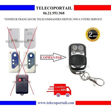 TELECOMMANDE COPIEUSE PORTAIL AVIDSEN 100600, 100601, 100951, 100955, 104505 UNIQUEMENT (1/3)