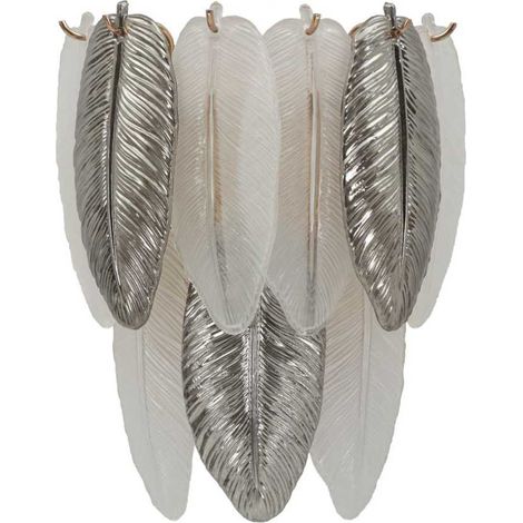 Applique murale en verre Leafy 24 x 15 x 29 cm (1/4)