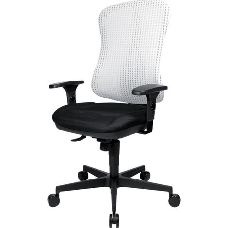 Silla escritorio giratoria Head Punto SY negro/blanco,Nyzr.