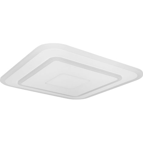 OSRAM SMART+ WiFi Orbis Saddie Plafonnier LED Blanc 500x500mm, 32W, 2850lm, RGB+TW 2700-6500K, WiFi, Alexa