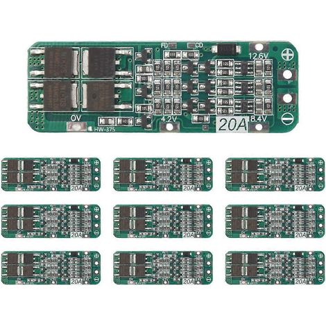 10 modules de chargeur de batterie lithium-ion 3S 20A BMS 18650 (1/5)