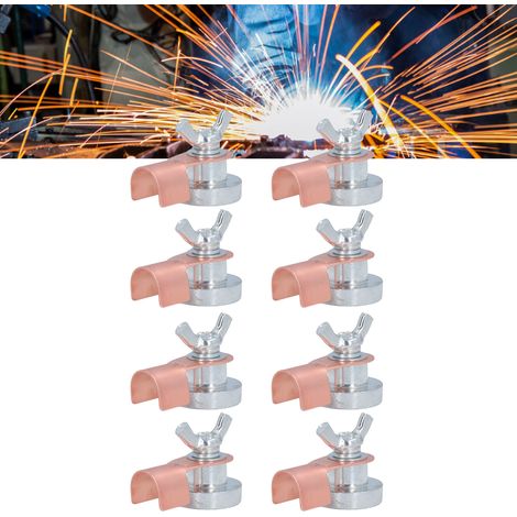 Pince de Masselotte Magnétique [8 pièces] Support de Soudage Portable en Métal [Steel] [S 3cm / 1.2in] pour Accessoires (1/5)