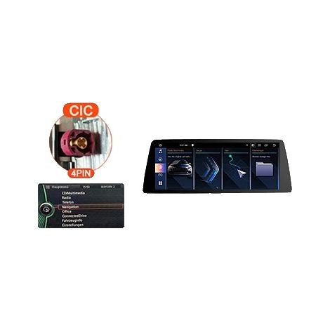 Carplay, Multimedia-Player, Plug-and-Play-Installation, Kompatibel mit BMW 3er/5er Serie, HPL-CIC-10-2G64G-B (1/2)