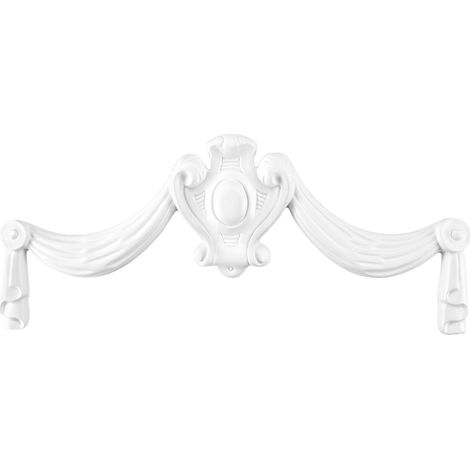 Bekrönung Türrahmen Auswahl Giebel Ornamente PU D481: Ornament D485 - 135 x 325 x 16 mm (1/4)