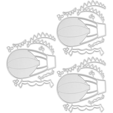 Stanzformen aus Kohlenstoffstahl für Ballons, ideal für Scrapbooking und Kartenherstellung. (1/5)