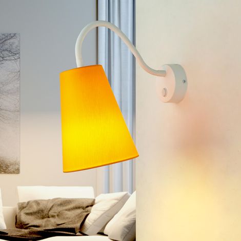 Wandleuchte mit Schalter verstellbar E27 Kinderzimmer Wandlampe Leselampe