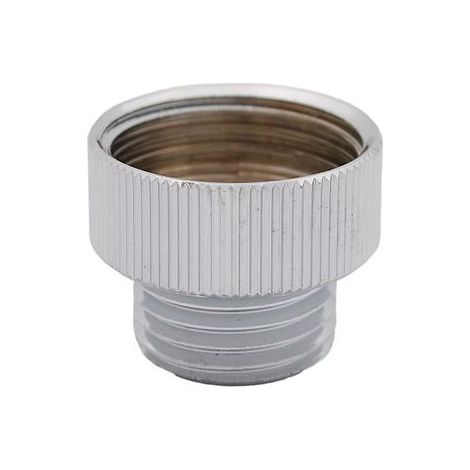 JS UEBERGANGSSTUECK M.R-MU+DICHT. 1"IGx3/4"AG,VERCHROMT
