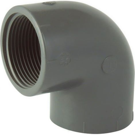coude a 90° ø 50 mm et filetage 1 pouce 1/2 - jardiboutique