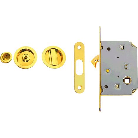 KIT PER PORTE SCORREVOLI finitura oro lucido