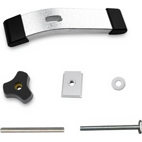 Schnellspann-Metallklemmenset für T-Nut und T-Schiene, Niederzwingen für Frästisch und Bohrständer, einhändig bedienbar