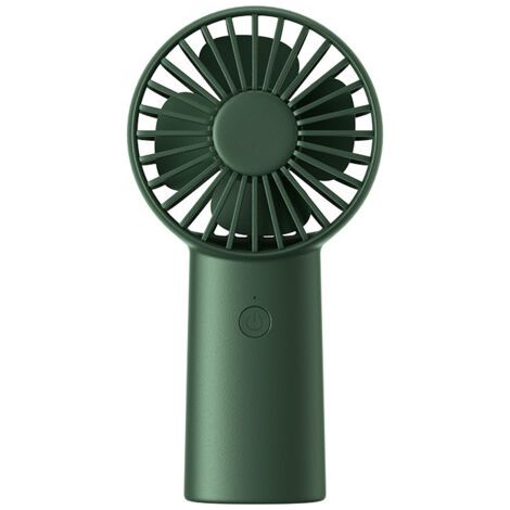 Ventilateur à Main, 4000mAh Mini Ventilateur Portatif, Ventilateur de Poche Personnel Rechargeable par USB [Max 16H Temps de travail] avec 3 Vitesses pour l'extérieur, le Voyage-Vert (1/5)