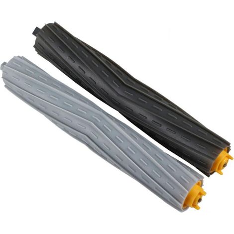 Kit de 2 Brosses à rouleaux pour Aspirateur iRobot Roomba Serie 800 850 851 860 865 866 870 871 876 880 885 886 890 891 896 900 960 966 980 HOBBYTECH