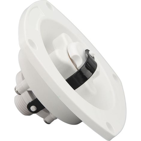 Wandmontierter Druckregler 100 PSI bis 45 PSI mit integriertem Rückschlagventil, auslaufsicher, geregelter Wasserzulauf, weiß (1/5)
