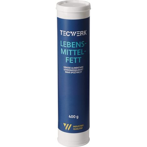Lebensmittelfett NSF-H1 naturfarben,hell 400g Kartusche TECWERK