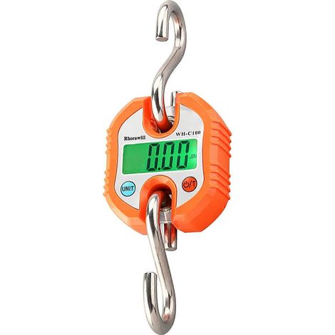 150 kg Doppelpräzisions-Kranwaage, digitale elektronische Hakenwaage, Mini-Schleifenwaage mit LCD-Bildschirm (1/5)