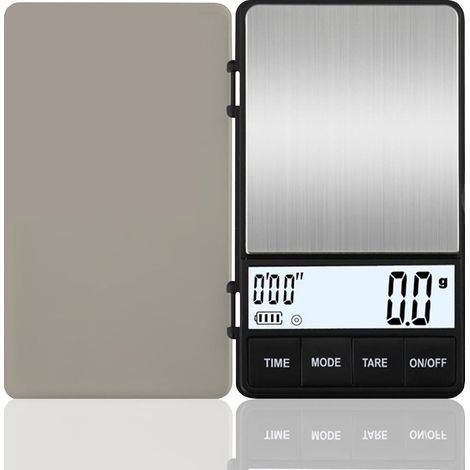 Digital Kitchen Scales with Timer, LCD Display, 1kg/0.1g, Waterproof, for Coffee, Spices, Jam, Powder, Jewelry (1/5)