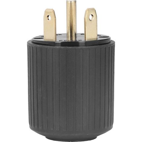 Verriegelungsstecker US-Standard TT‑30P auf L5‑30P Messingkontaktadapter 30A 125V für Haushaltsgeräte